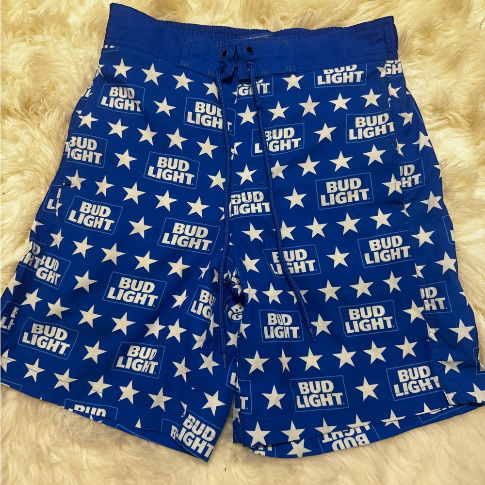 Bud Light Blue Men's Swim Shorts